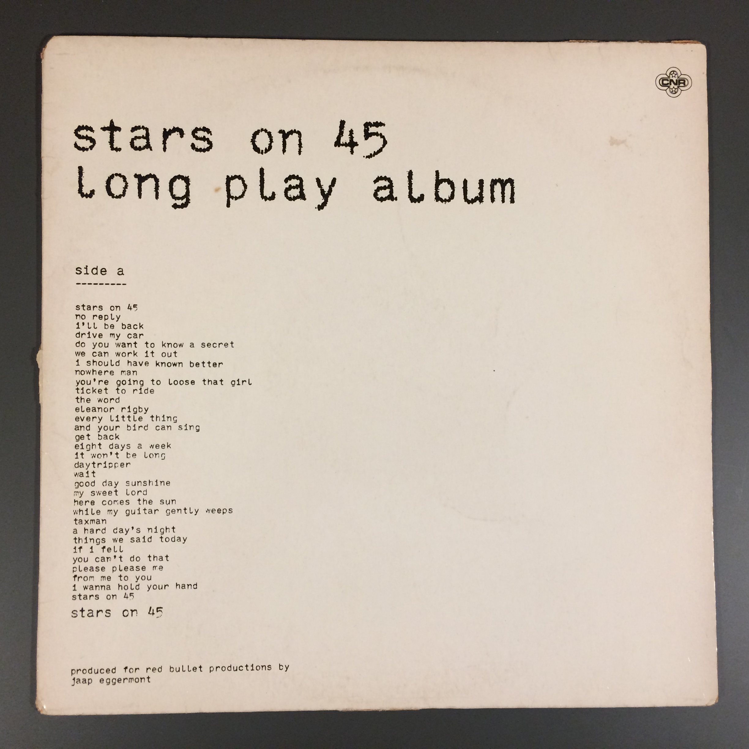 Long Play Album - Stars on 45